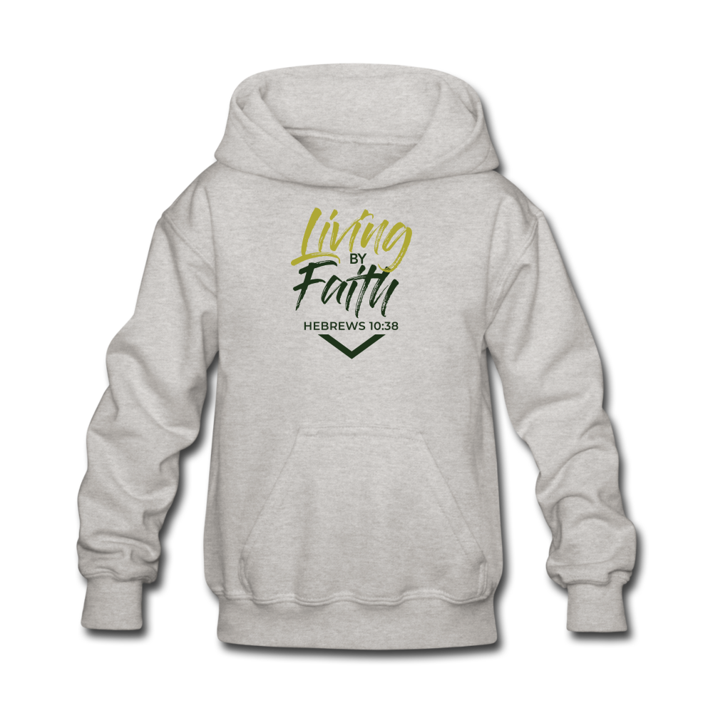 LIVING BY FAITH (Kids) - heather gray