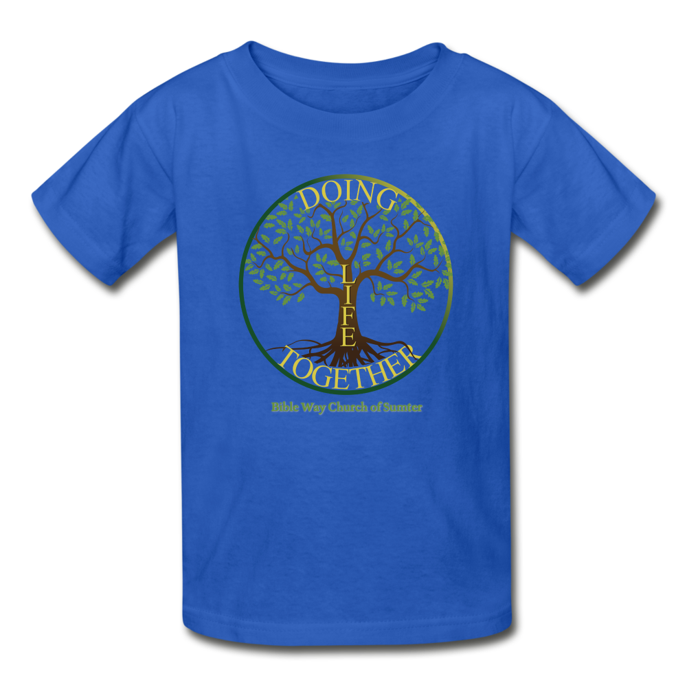 DOING LIFE TOGETHER (kids) - royal blue