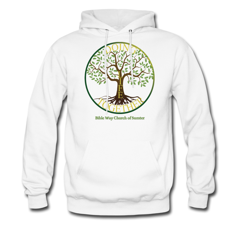 DOING LIFE TOGETHER (Unisex Hoodie) - white