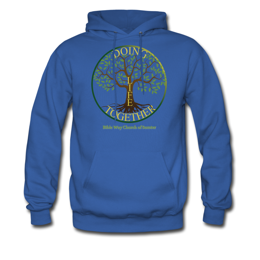 DOING LIFE TOGETHER (Unisex Hoodie) - royal blue