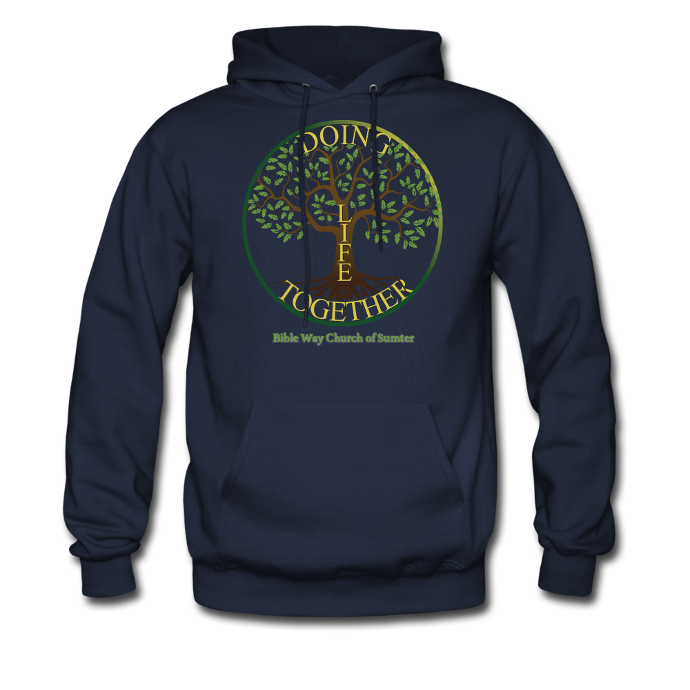 DOING LIFE TOGETHER (Unisex Hoodie) - navy