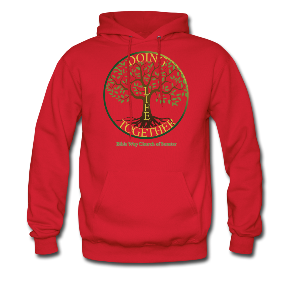 DOING LIFE TOGETHER (Unisex Hoodie) - red