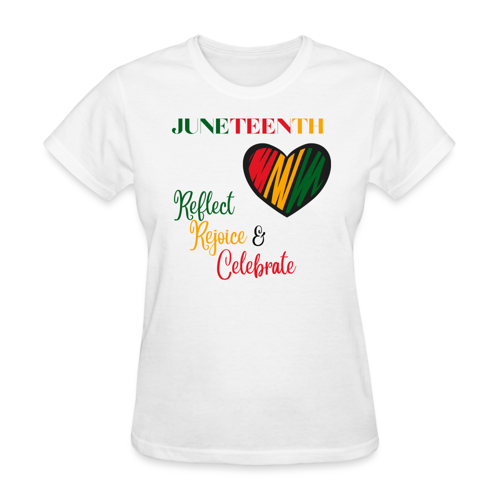 Juneteenth Women's T-Shirt - white
