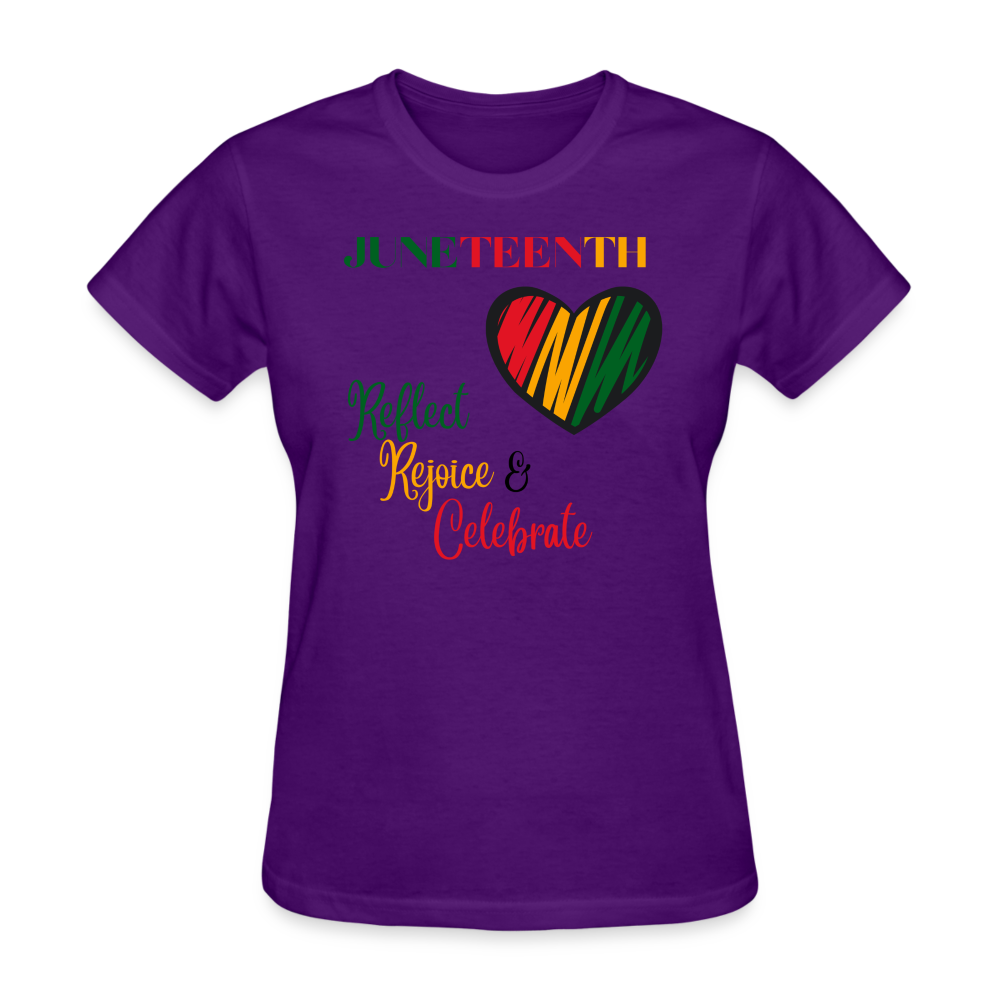 Juneteenth Women's T-Shirt - purple