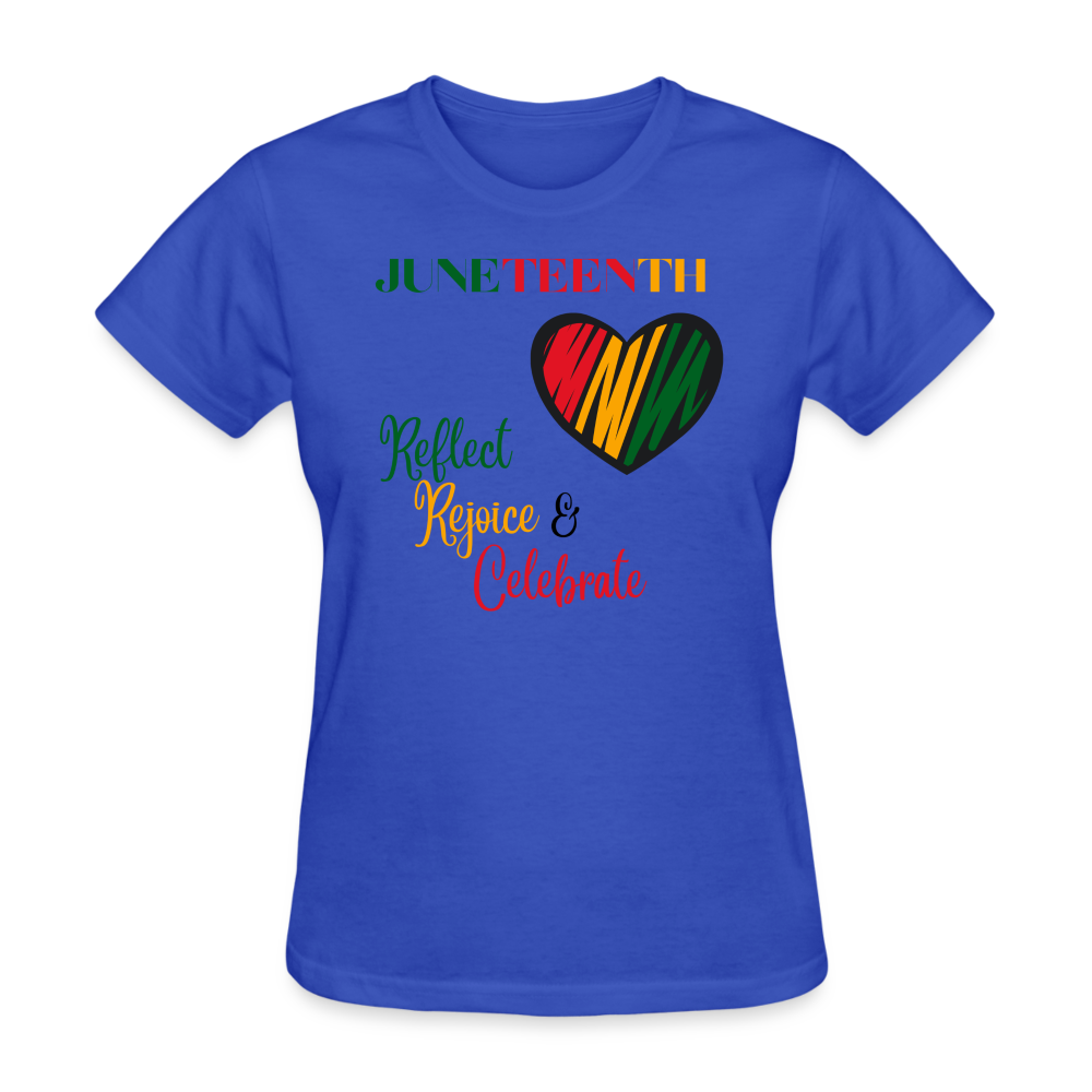 Juneteenth Women's T-Shirt - royal blue