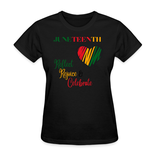 Juneteenth Women's T-Shirt - black