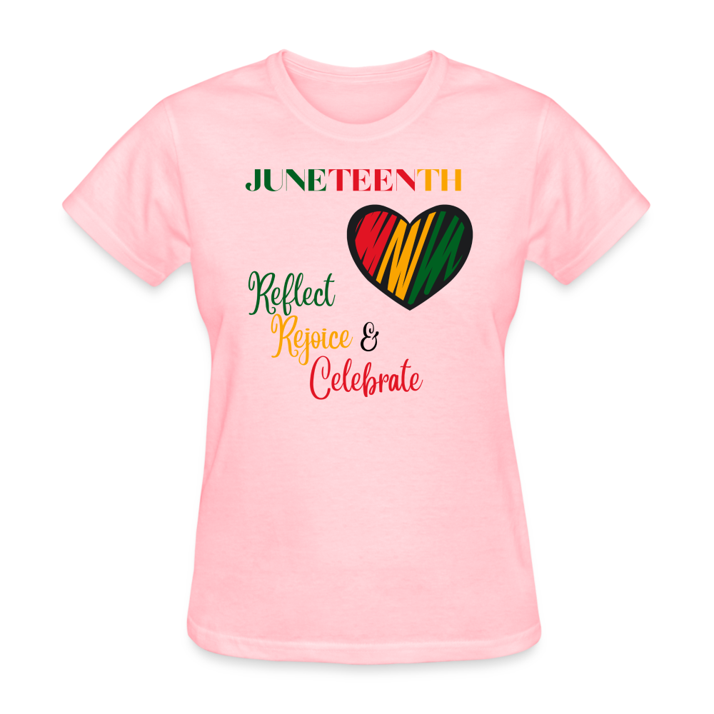 Juneteenth Women's T-Shirt - pink