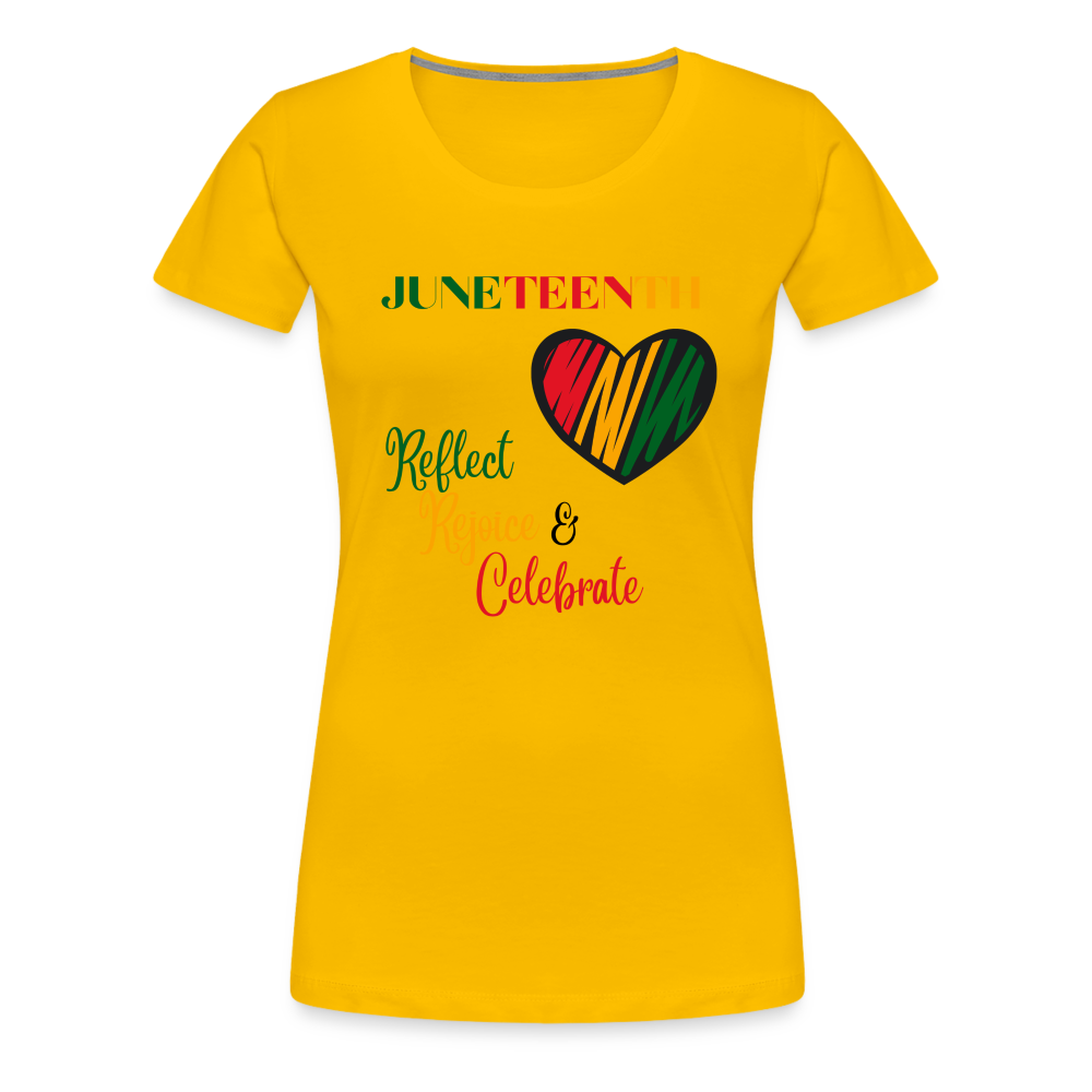 Women’s Premium T-Shirt - sun yellow