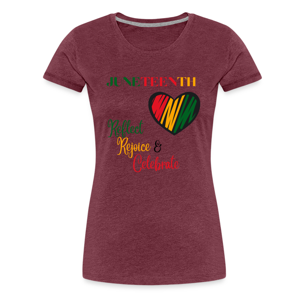 Women’s Premium T-Shirt - heather burgundy