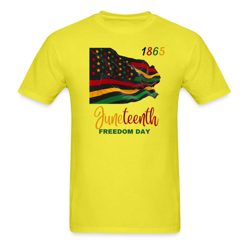 Juneteenth Unisex Classic T-Shirt - yellow