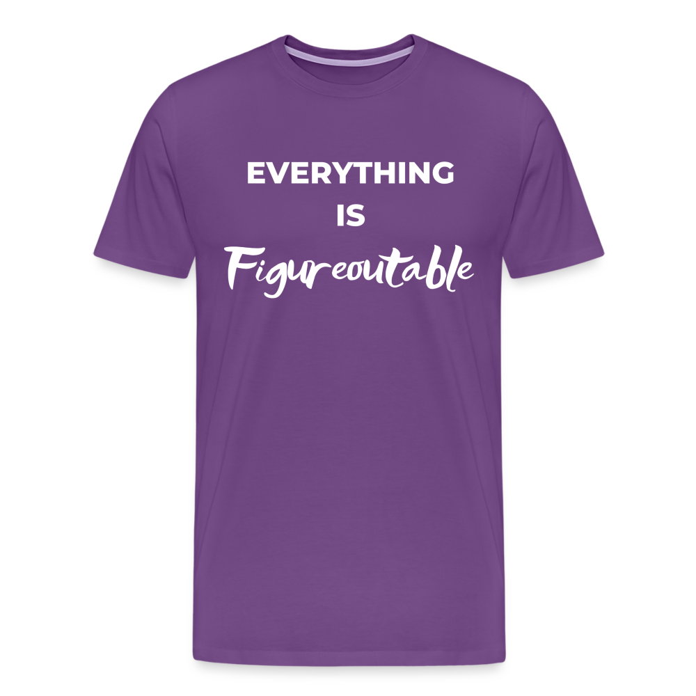 EVERYTHING IS FIGUREOUTABLE (Unisex) - purple