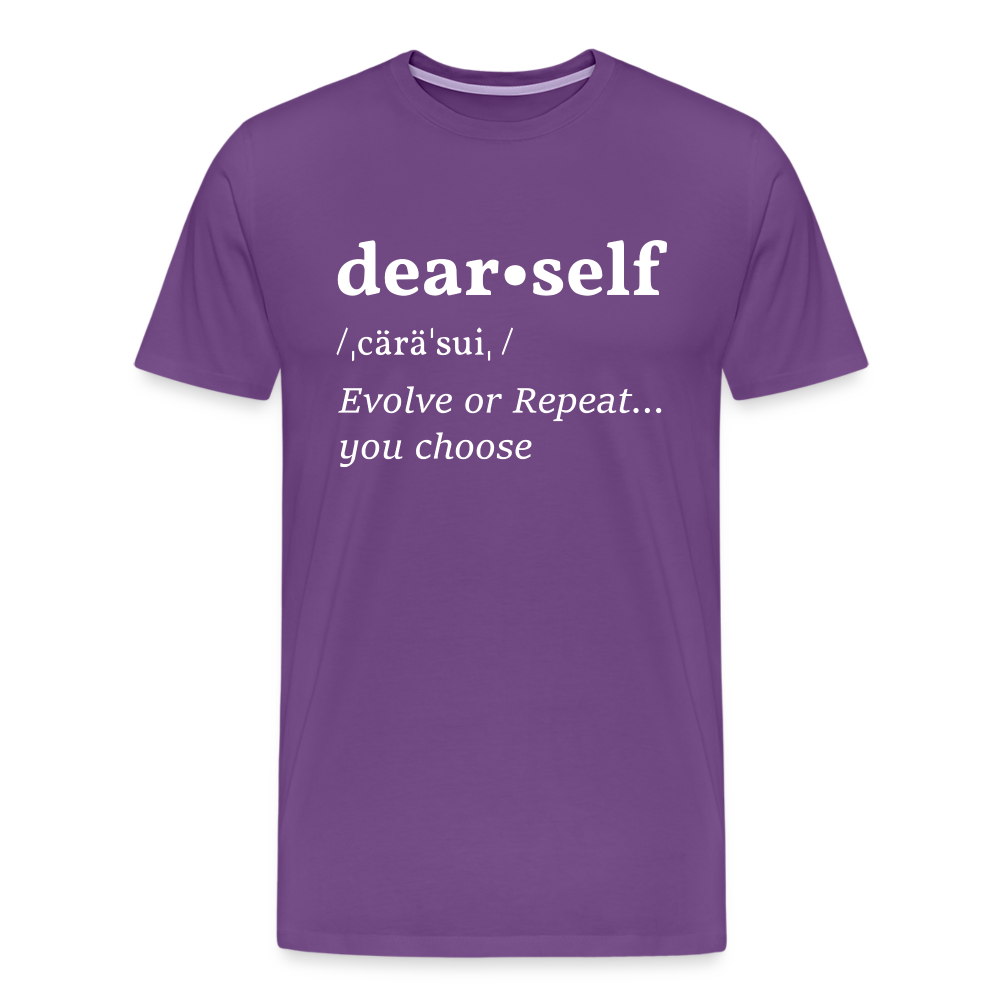 DEAR SELF: EVOLVE OR REPEAT...YOU CHOOSE (Unisex) - purple