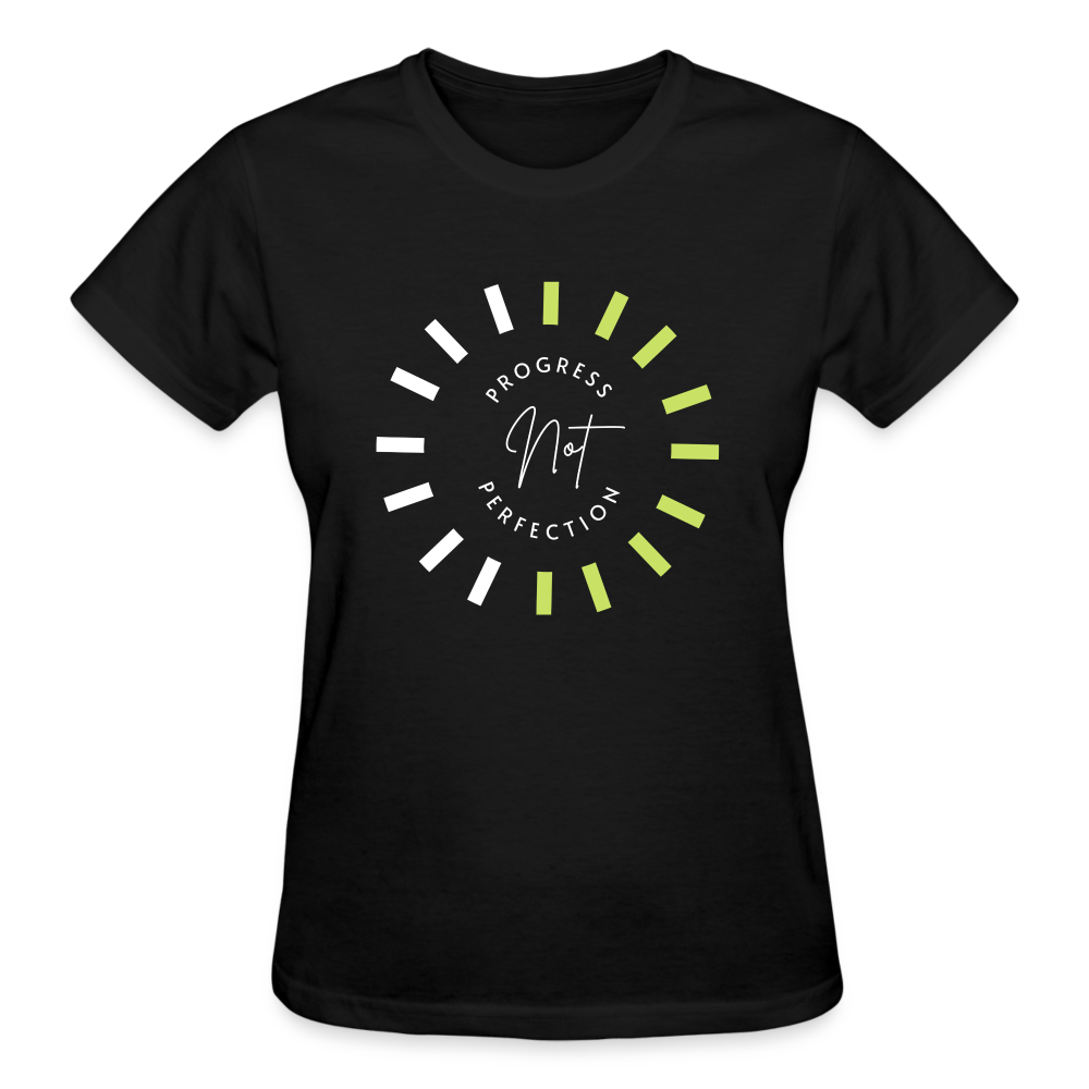PROGRESS NOT PERFECTION - black