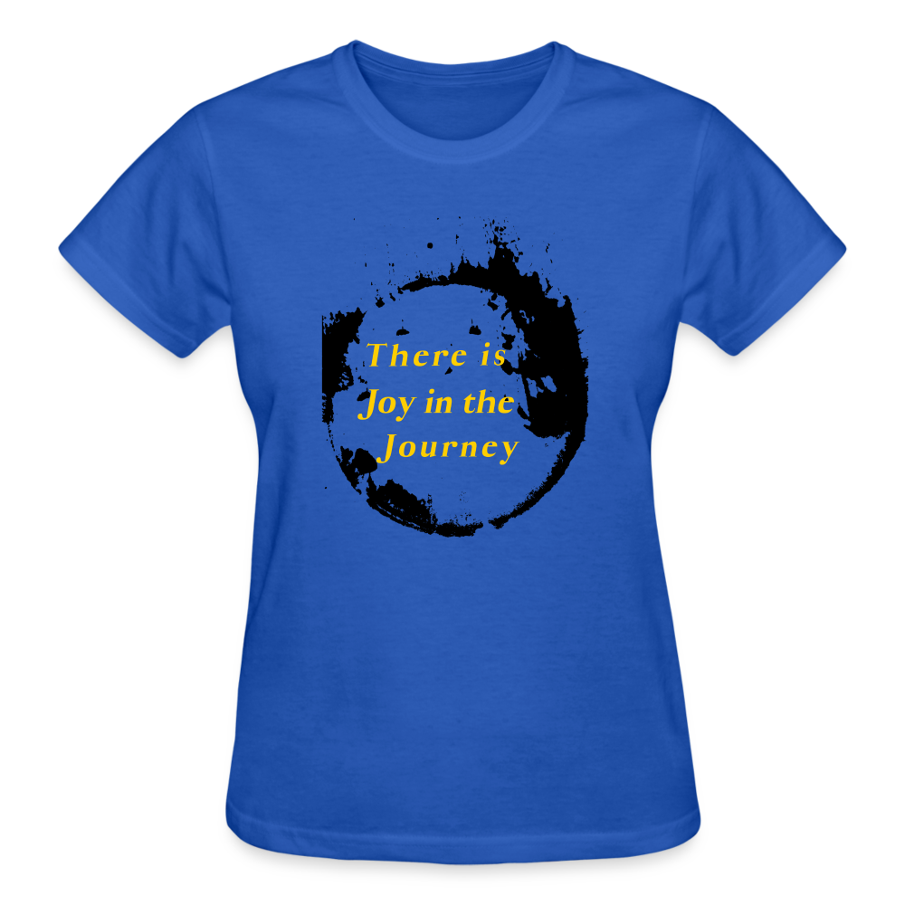 THERE IS JOY IN THE JOURNEY - royal blue