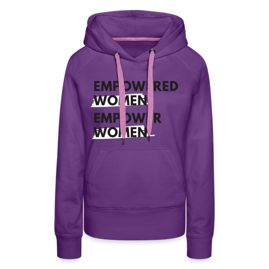 EMPOWERED WOMEN HOODIE - purple
