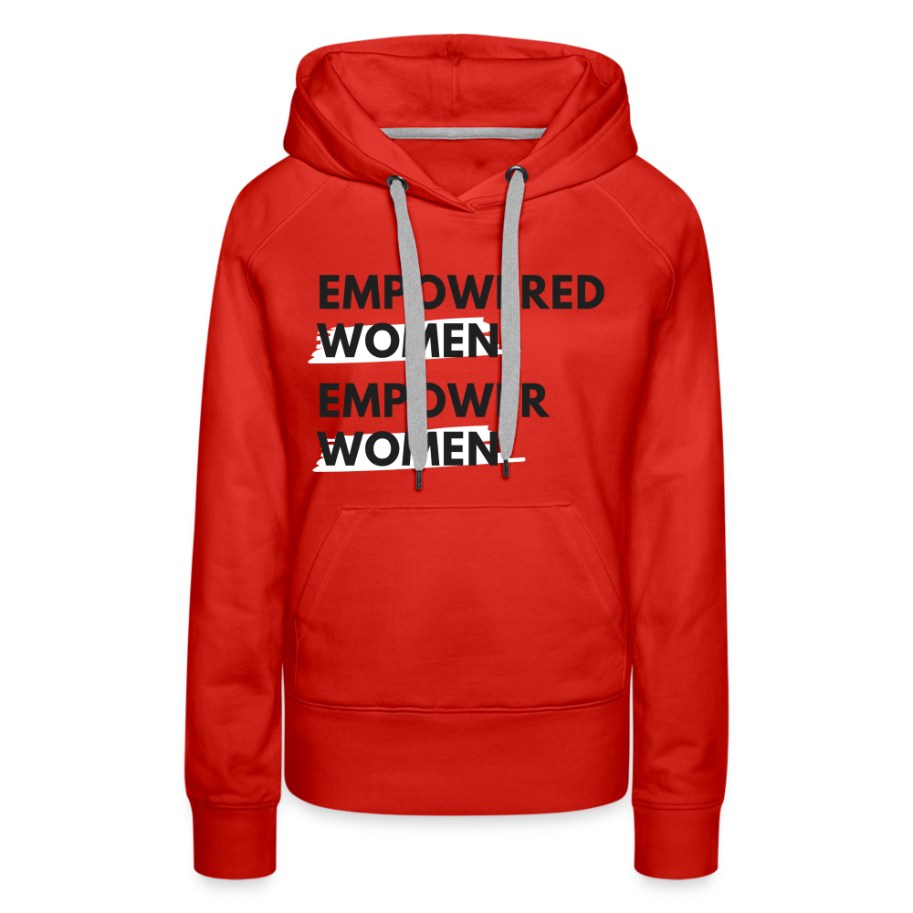 EMPOWERED WOMEN HOODIE - red