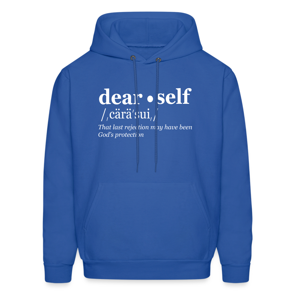 DEAR SELF: THAT LAST REJECTION MAY HAVE BEEN GOD'S PROTECTION (Unisex) - royal blue