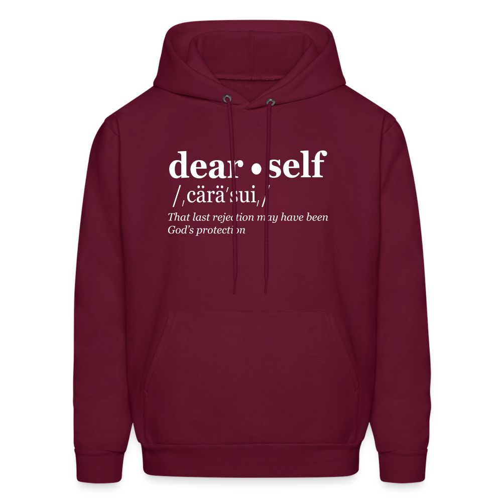 DEAR SELF: THAT LAST REJECTION MAY HAVE BEEN GOD'S PROTECTION (Unisex) - burgundy