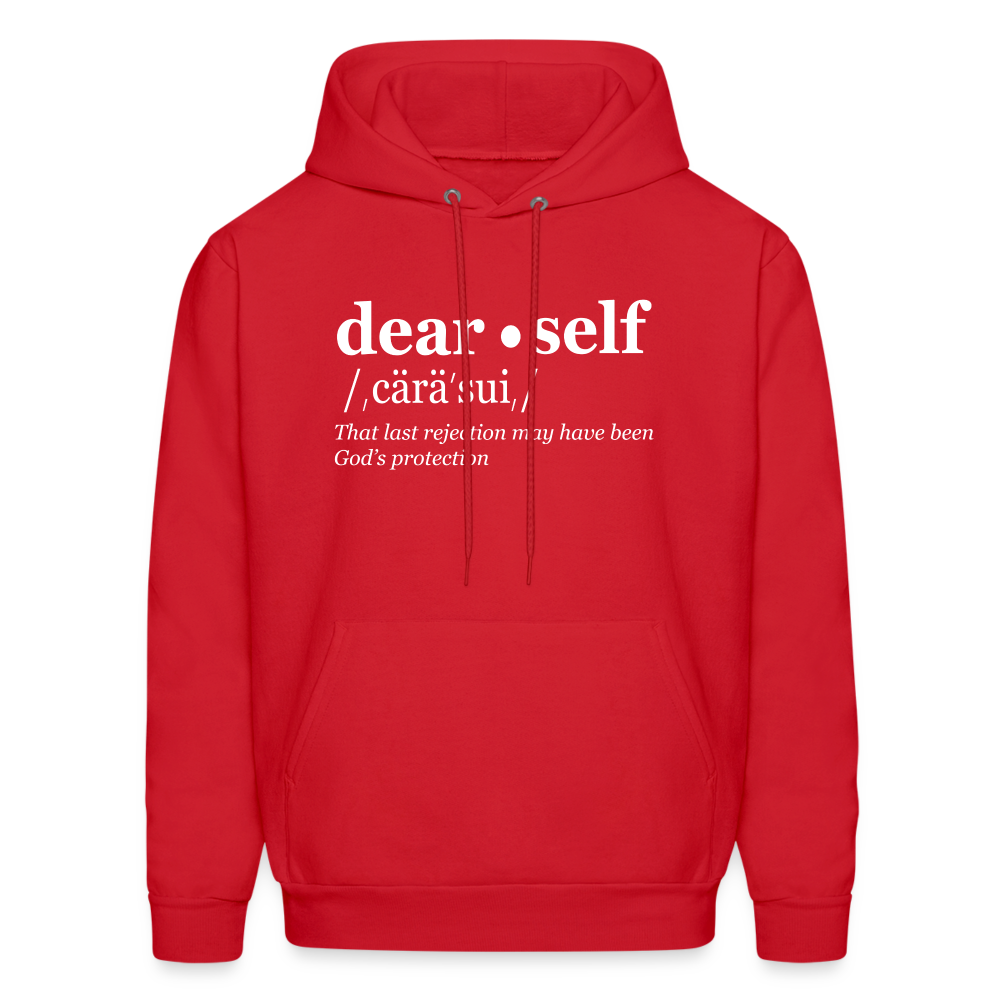 DEAR SELF: THAT LAST REJECTION MAY HAVE BEEN GOD'S PROTECTION (Unisex) - red