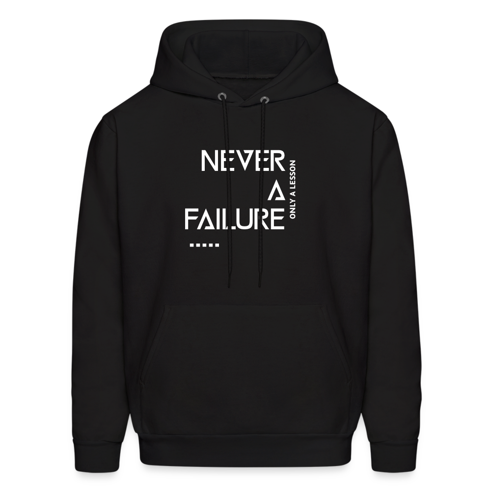 NEVER A FAILURE...ONLY A LESSON (Unisex) - black