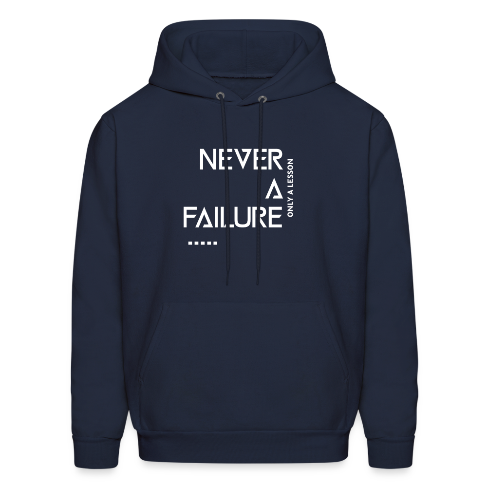 NEVER A FAILURE...ONLY A LESSON (Unisex) - navy