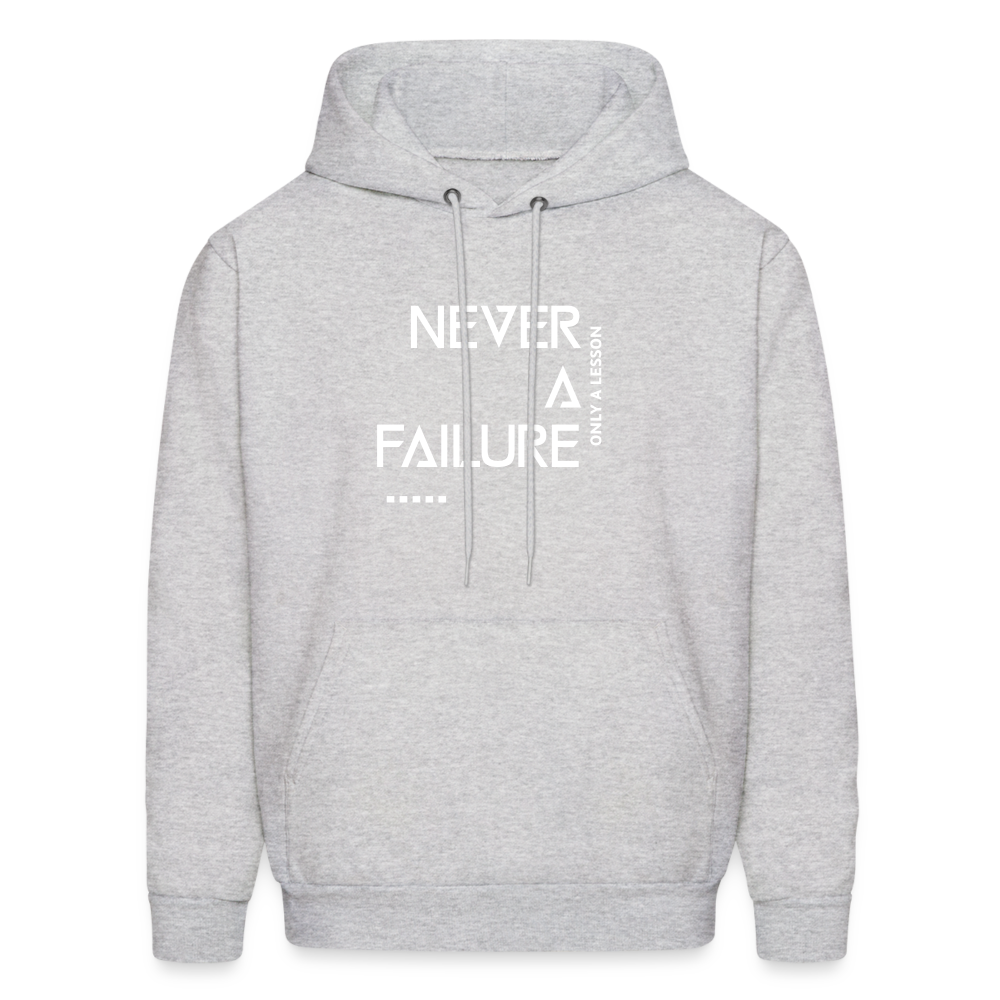 NEVER A FAILURE...ONLY A LESSON (Unisex) - ash 