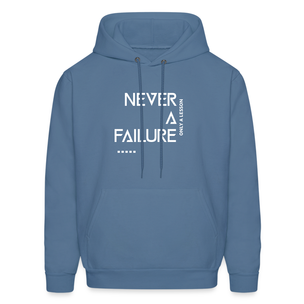 NEVER A FAILURE...ONLY A LESSON (Unisex) - denim blue
