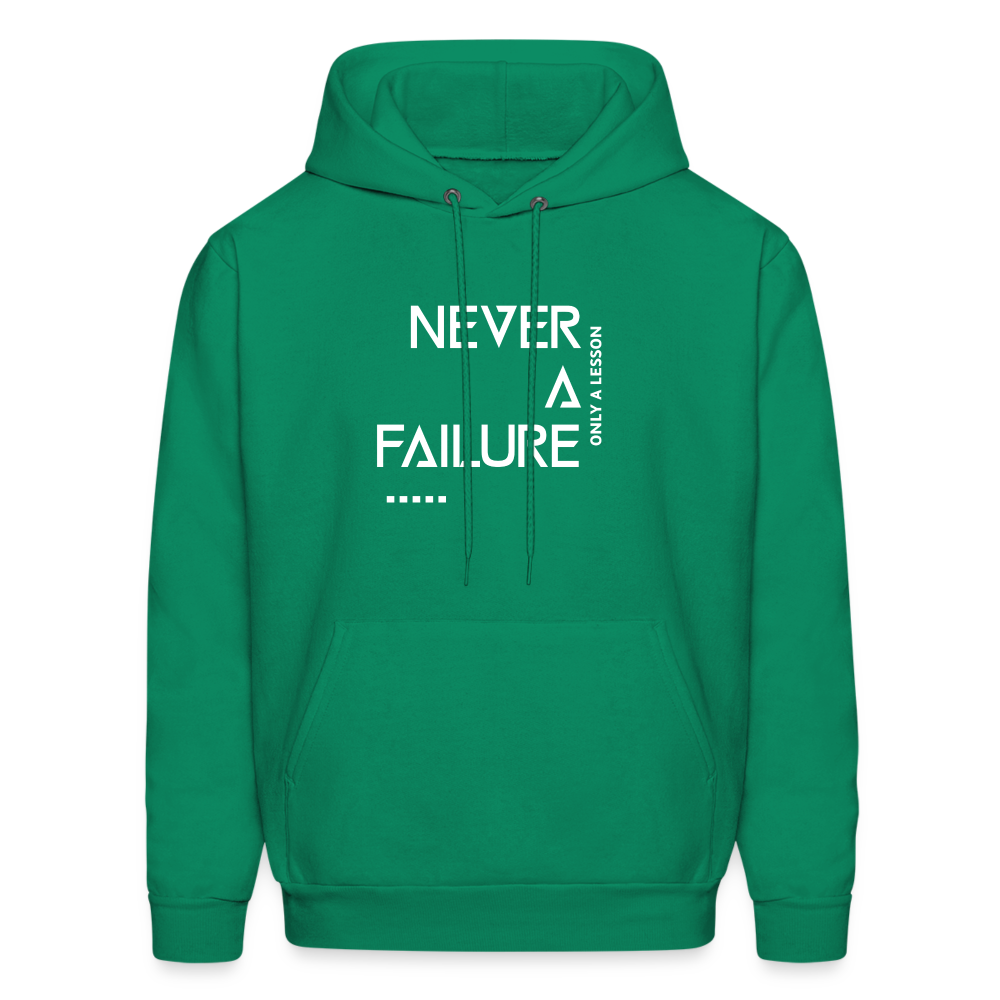NEVER A FAILURE...ONLY A LESSON (Unisex) - kelly green