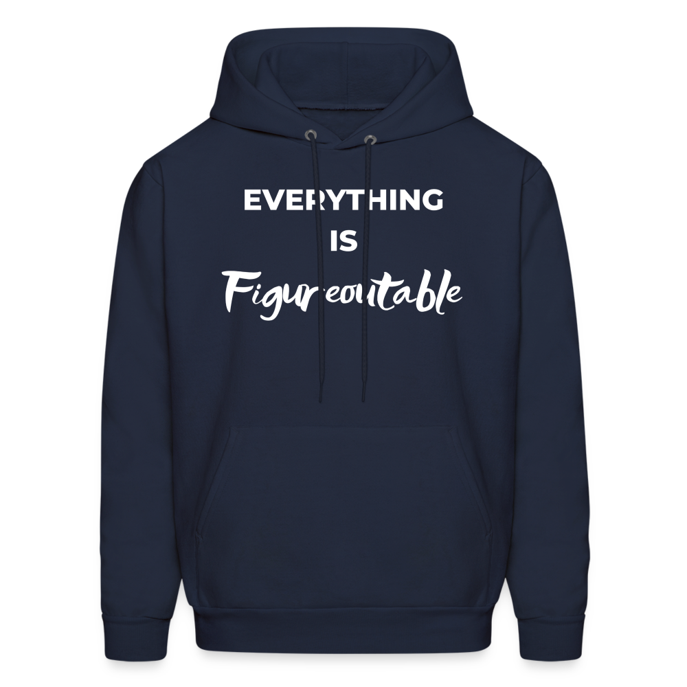 EVERYTHING IS FIGUREOUTABLE (Unisex) - navy