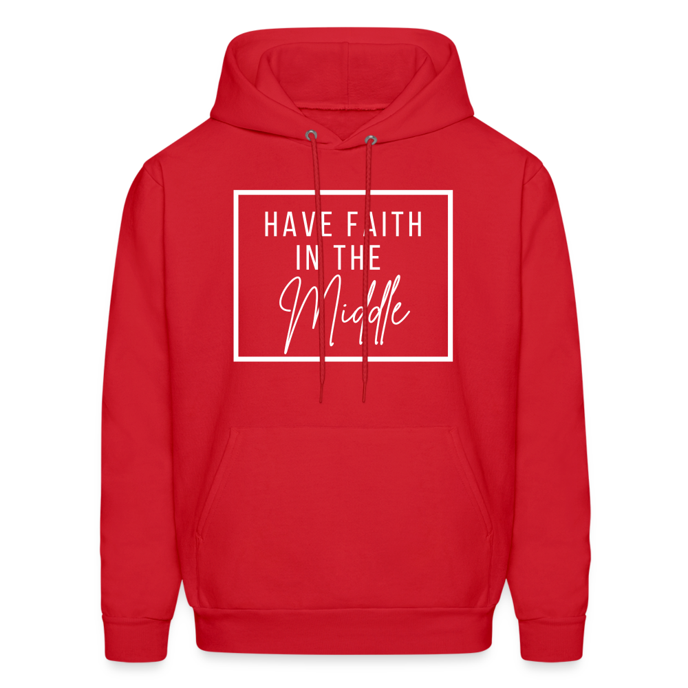 HAVE FAITH IN THE MIDDLE (Unisex) - red