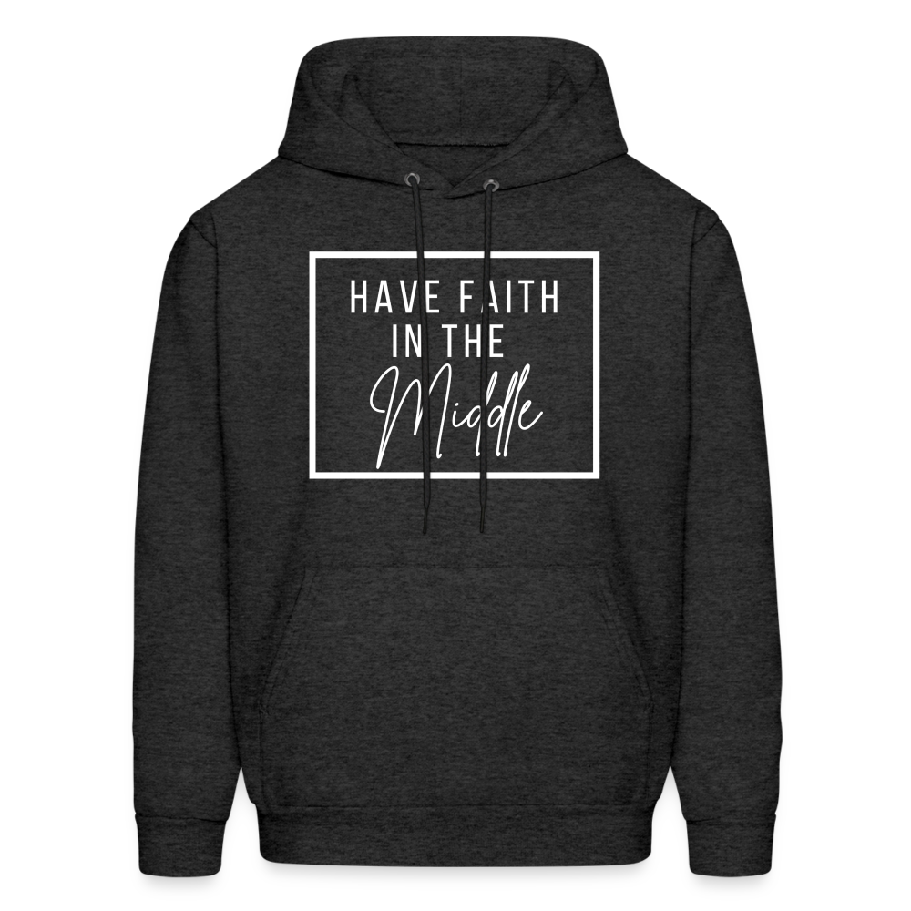 HAVE FAITH IN THE MIDDLE (Unisex) - charcoal grey